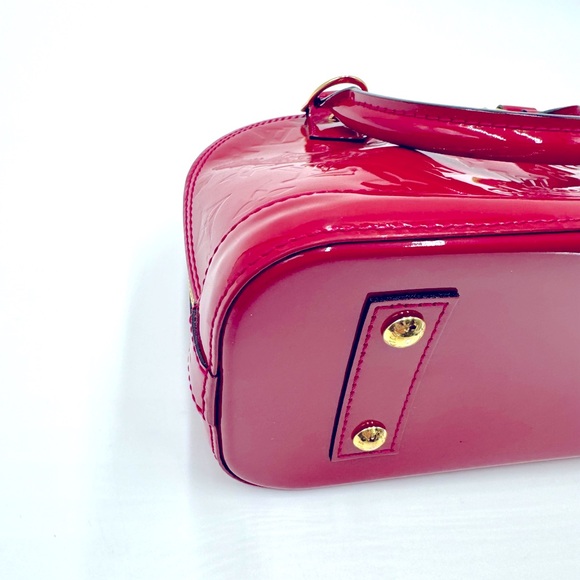 Auth Louis Vuitton Rosewood Vernis Alma BB 2way Crossbody Bag Preloved Tote - Picture 6 of 16